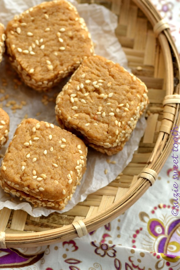Peanut Butter Sesame Cookies 2