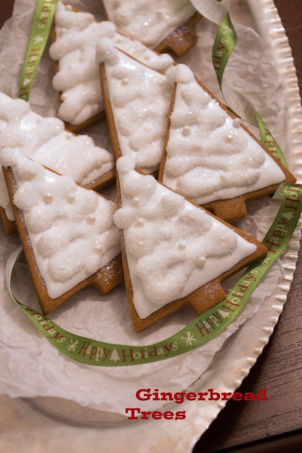 Frosted Gingerbread Trees