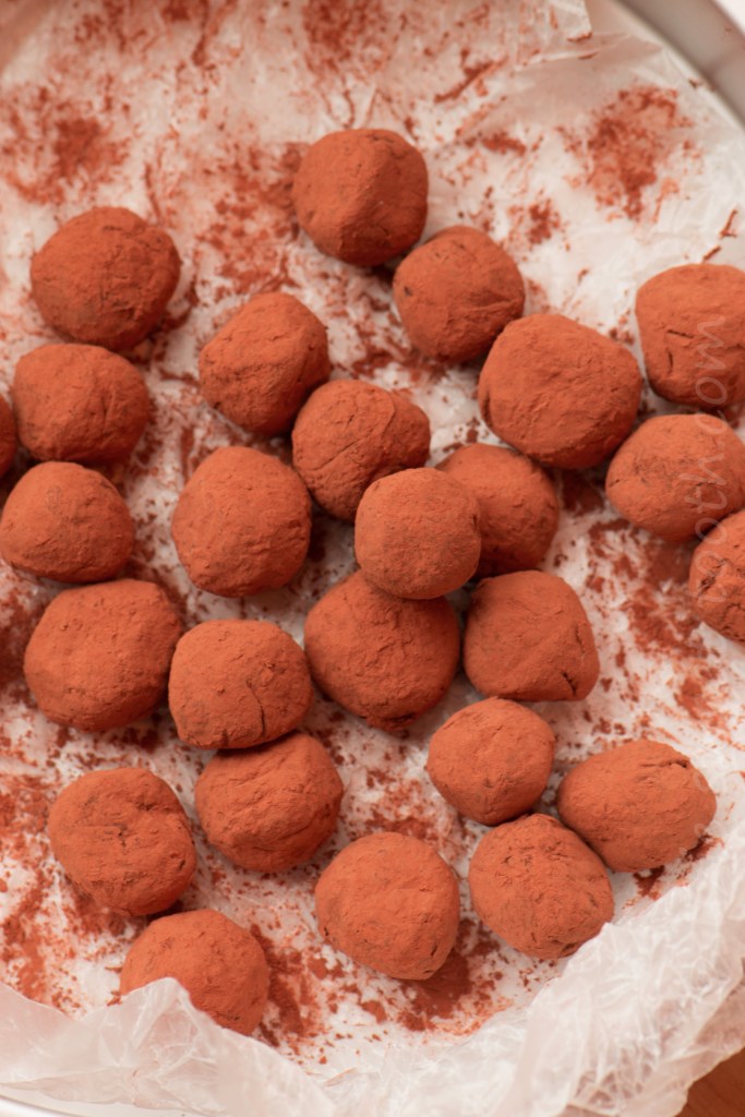 salted caramel chocolate truffles