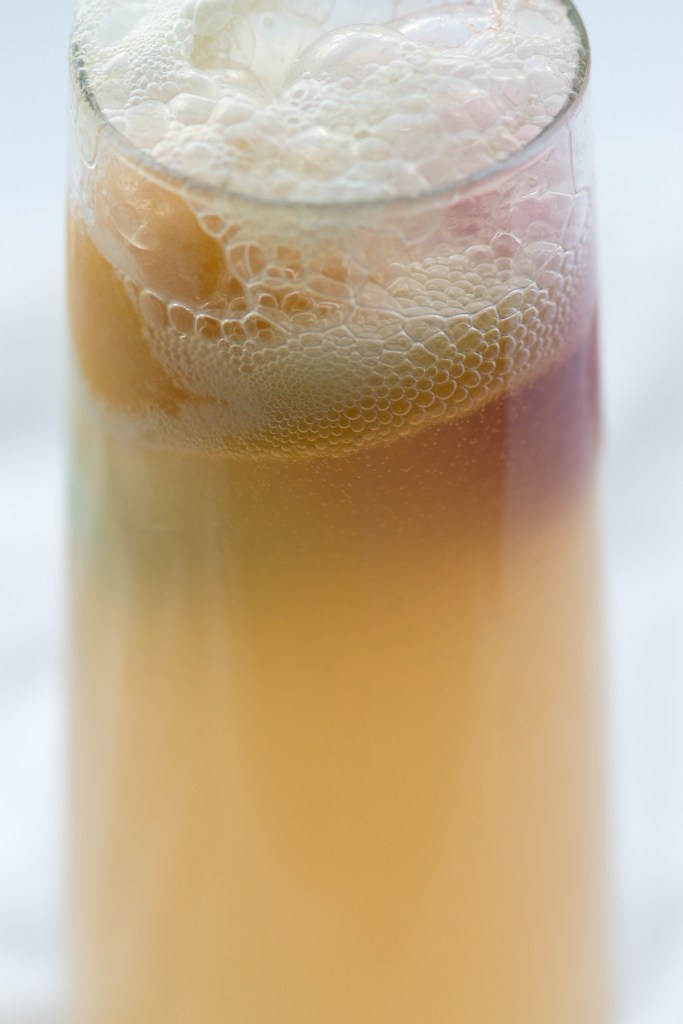 sorbet champagne cocktail