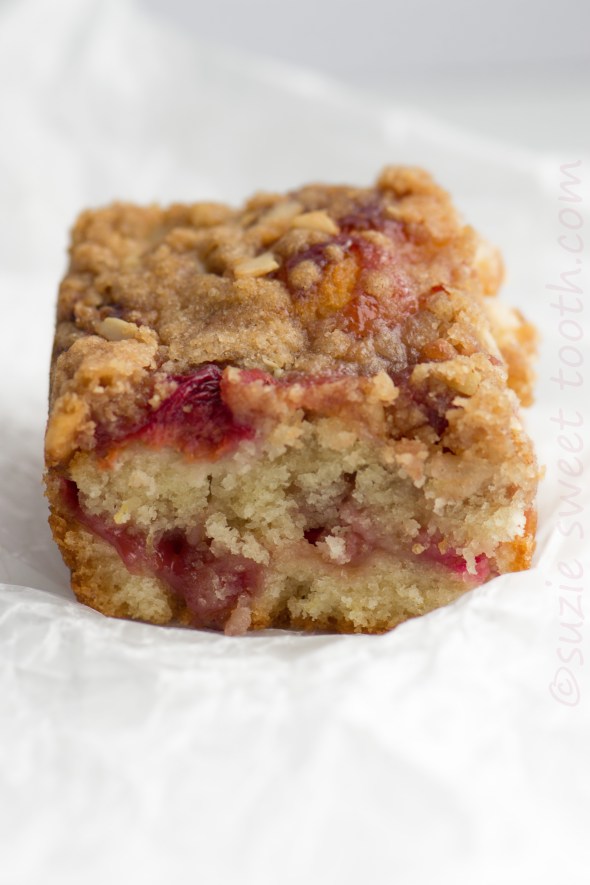 cherry almond coffee cake