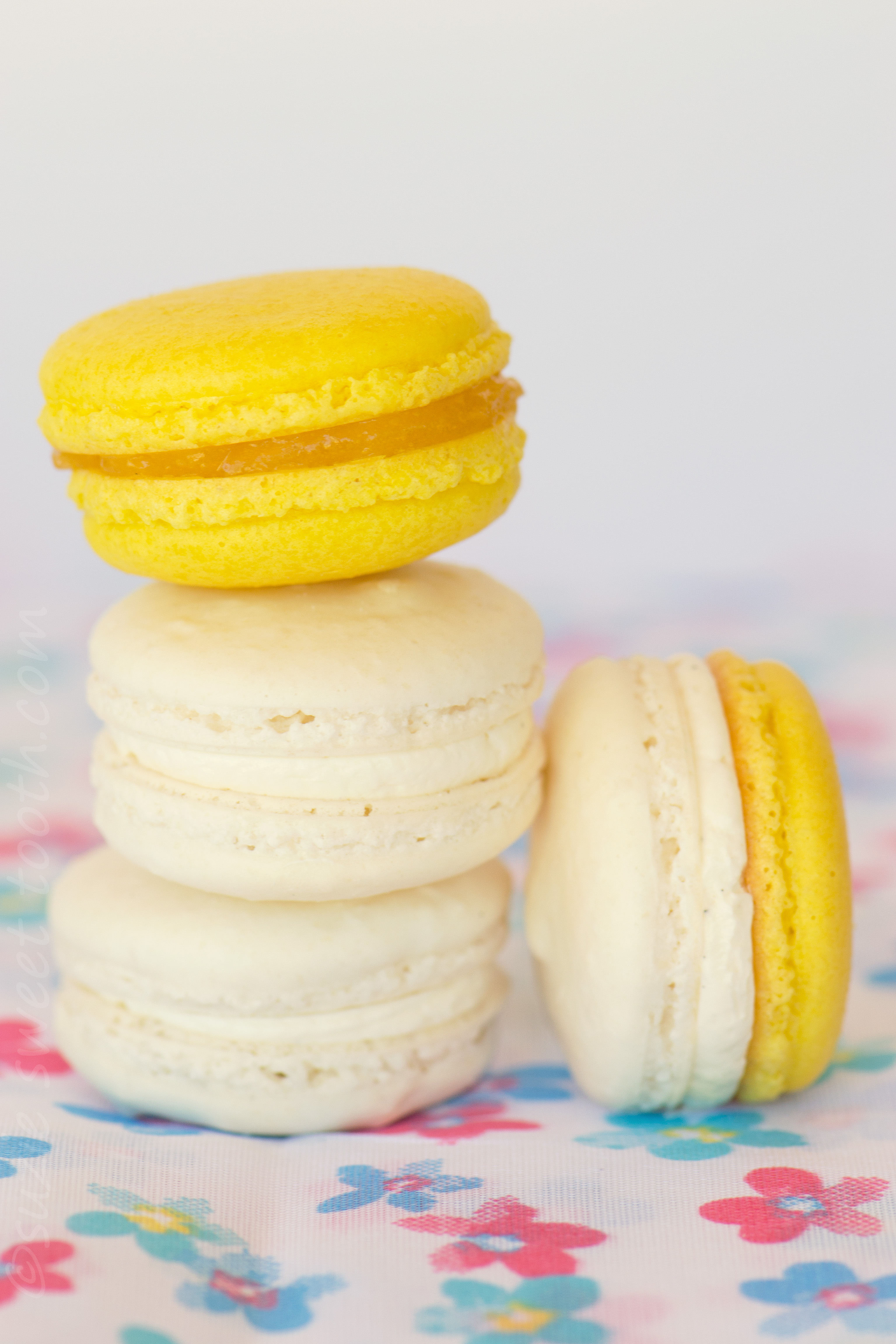 Coconut Pineapple Pina Colada Macarons