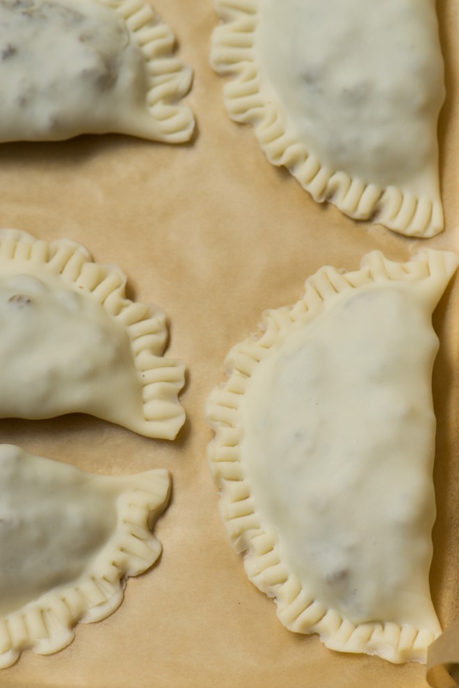 Jamaican Meat Pies ready to bake