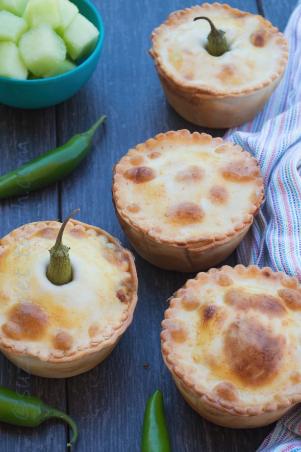 cajun chicken pies