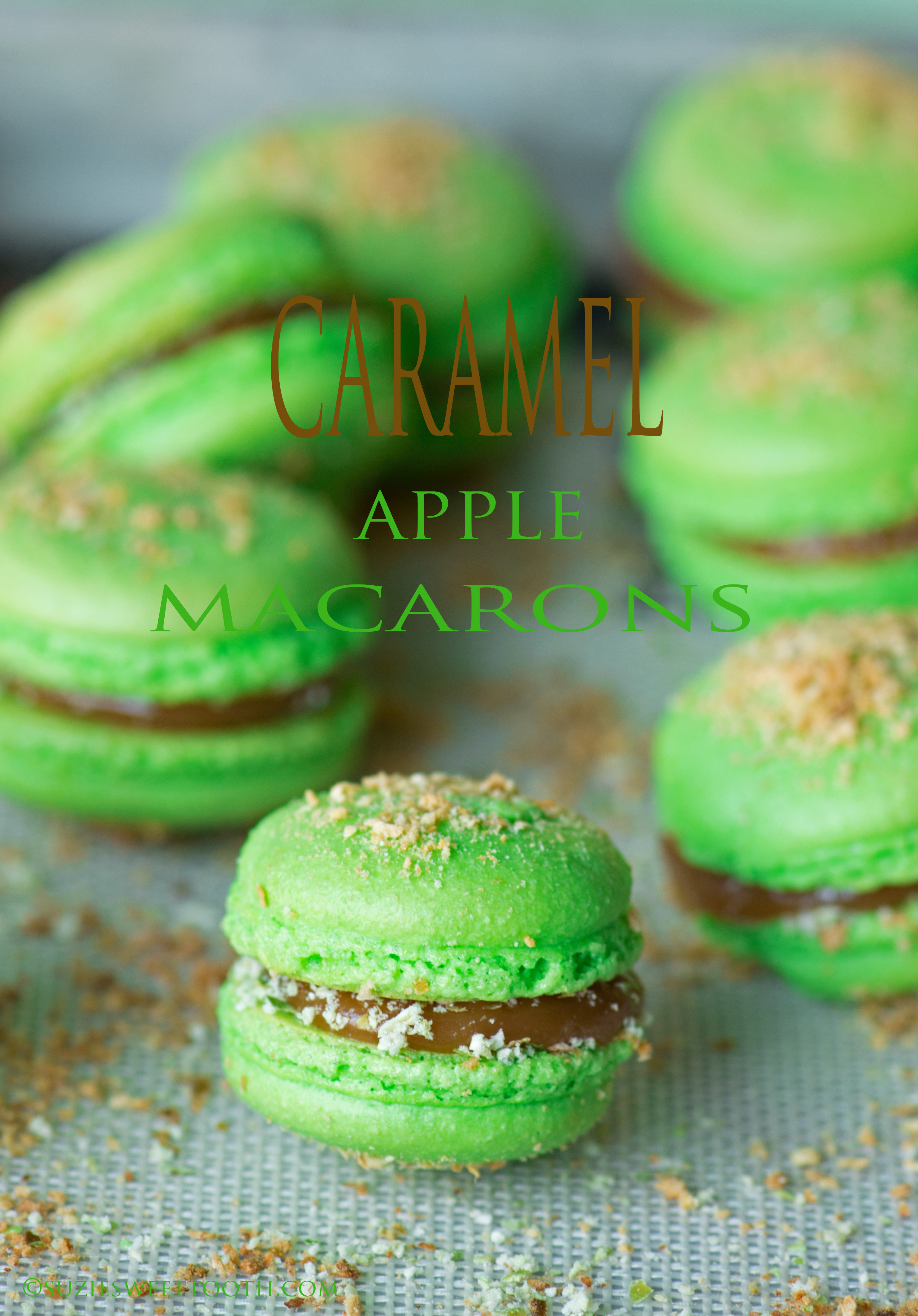 Caramel Apple Macarons Suzie Sweet Tooth