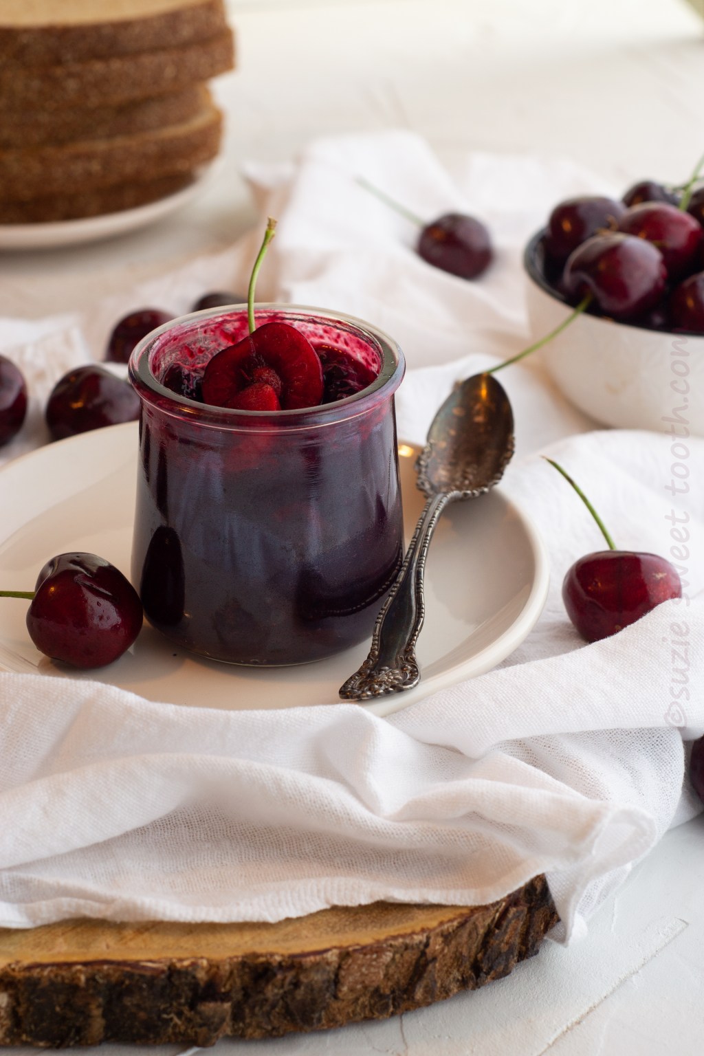 Sweet Cherry Jam and Cream Cheese~Cherry Jam&nbsp;Crepes